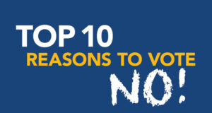Le top 10 des raisons de voter NON