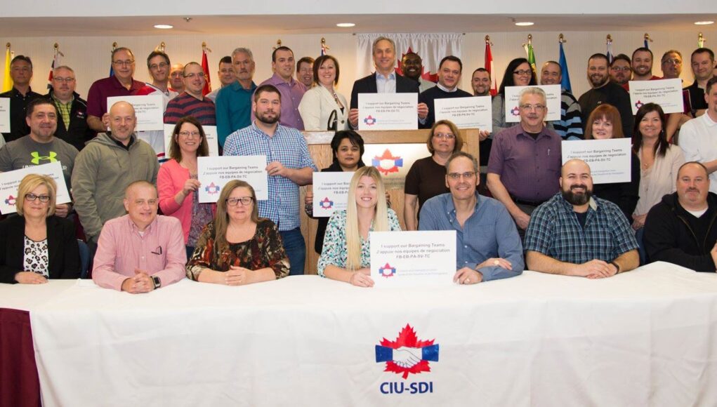 CIU National Board of Directors and Observers stand in Solidarity with all Bargaining Teams on this day of action – March 19!!!