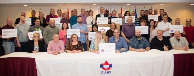 CIU National Board of Directors and Observers stand in Solidarity with all Bargaining Teams on this day of action – March 19!!!