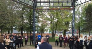 Les membres du SDI manifestent à Vancouver pour la sécurité frontalière