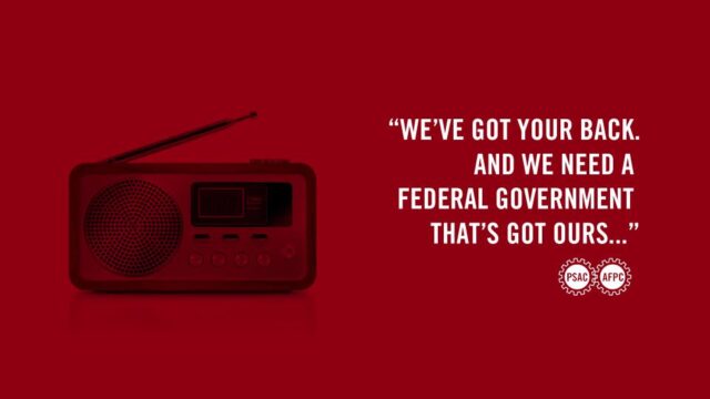 FB Fair treatment ad: "we've got your back and we need a federal government that's got ours..."
