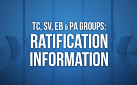 TC, SV, B, PA Groups: Ratification Information