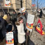 Manif à Thunder Bay