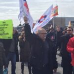 Manif à Lacolle