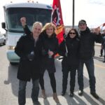 Manif à Lacolle