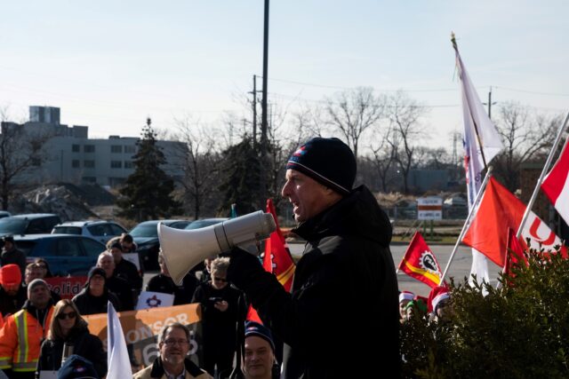 Rally in Windsor