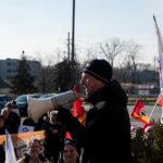 Manifestation à Windsor