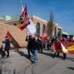 Manifestation à Windsor