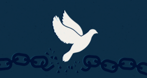 Emancipation Day: The Transatlantic Slave Trade in Canada, to the Black Class Action Drawing of dove and broken chains for emancipation day