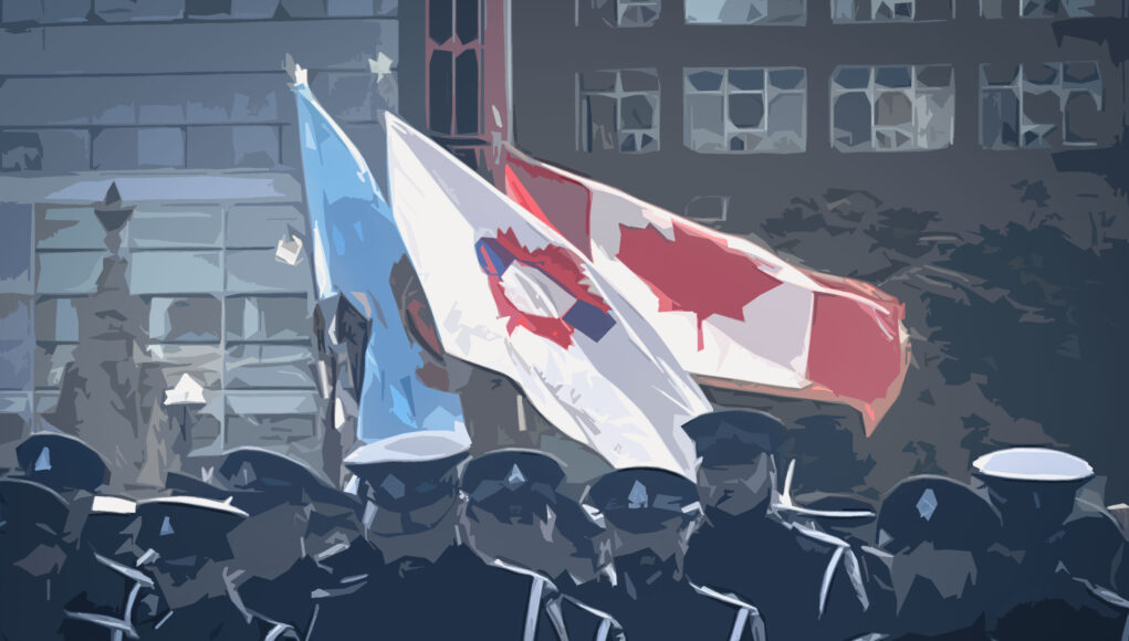 Illustration depicting peace officers